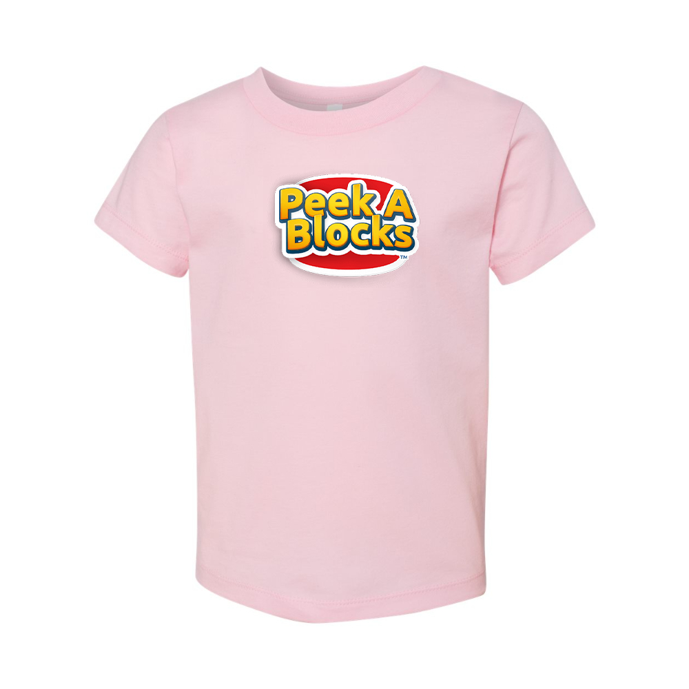 Peek A Blocks BELLA  CANVAS Toddler Jersey Tee