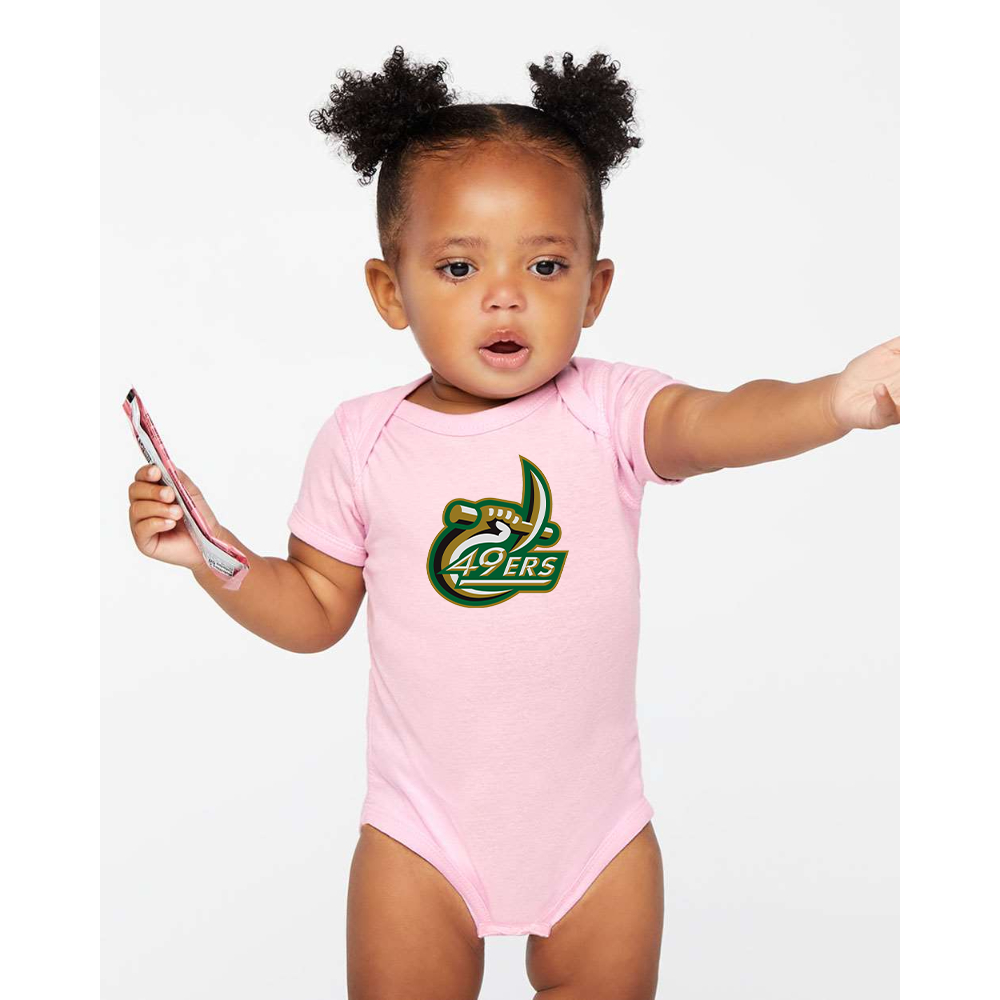Charlotte 49ers Rabbit Skins Infant Baby Rib Bodysuit