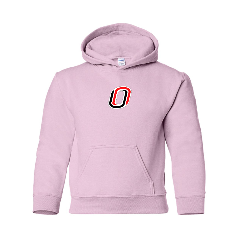Youth Nebraska Omaha Mavericks Logo Pullover Hoodie