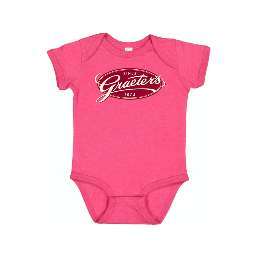 Graeters Logo Baby Onesie Romper