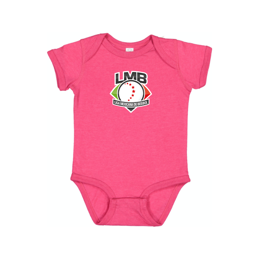 Liga Mexicana de Béisbol Logo Baby Onesie Romper