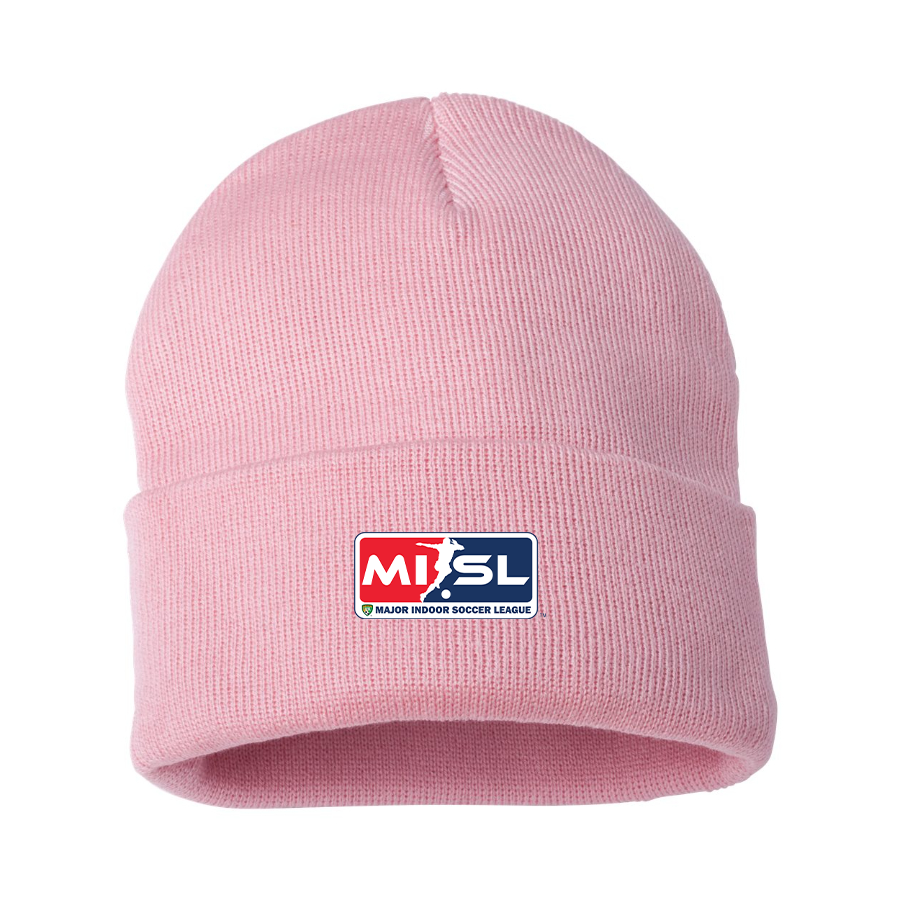 Major Indoor Soccer League Logo Beanie Hat