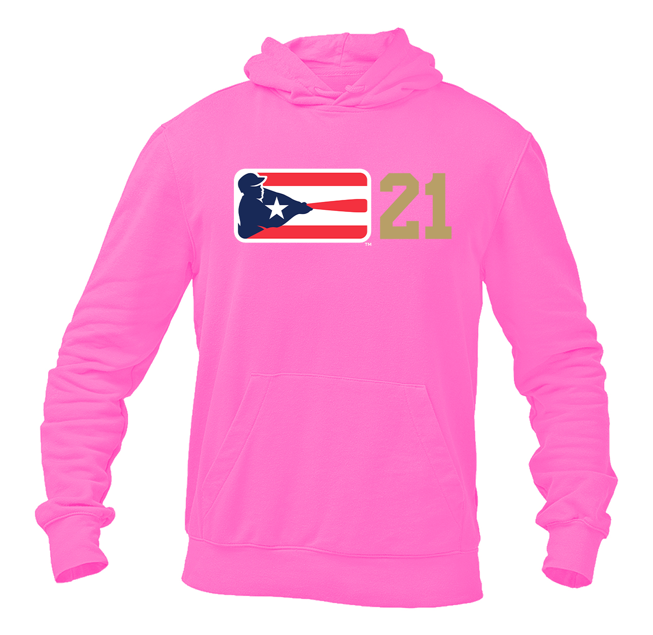 Men's Liga de Beisbol Profesional Roberto Clemente Logo Pullover Hoodie
