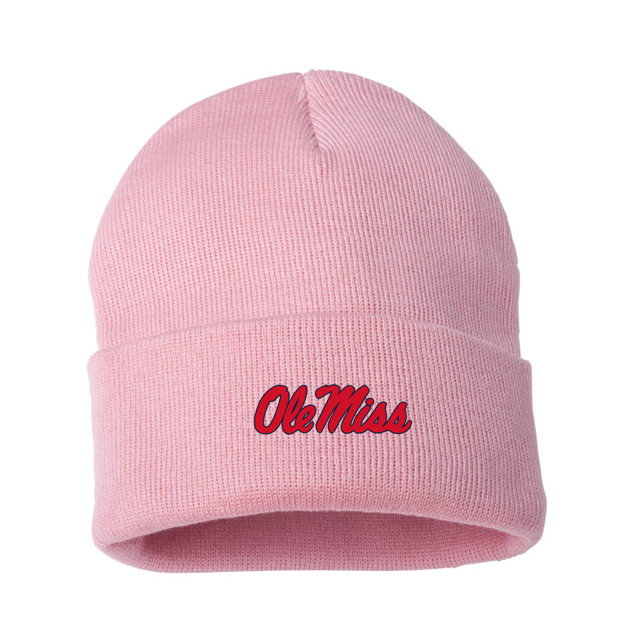 Mississippi Rebels Logo Beanie Hat