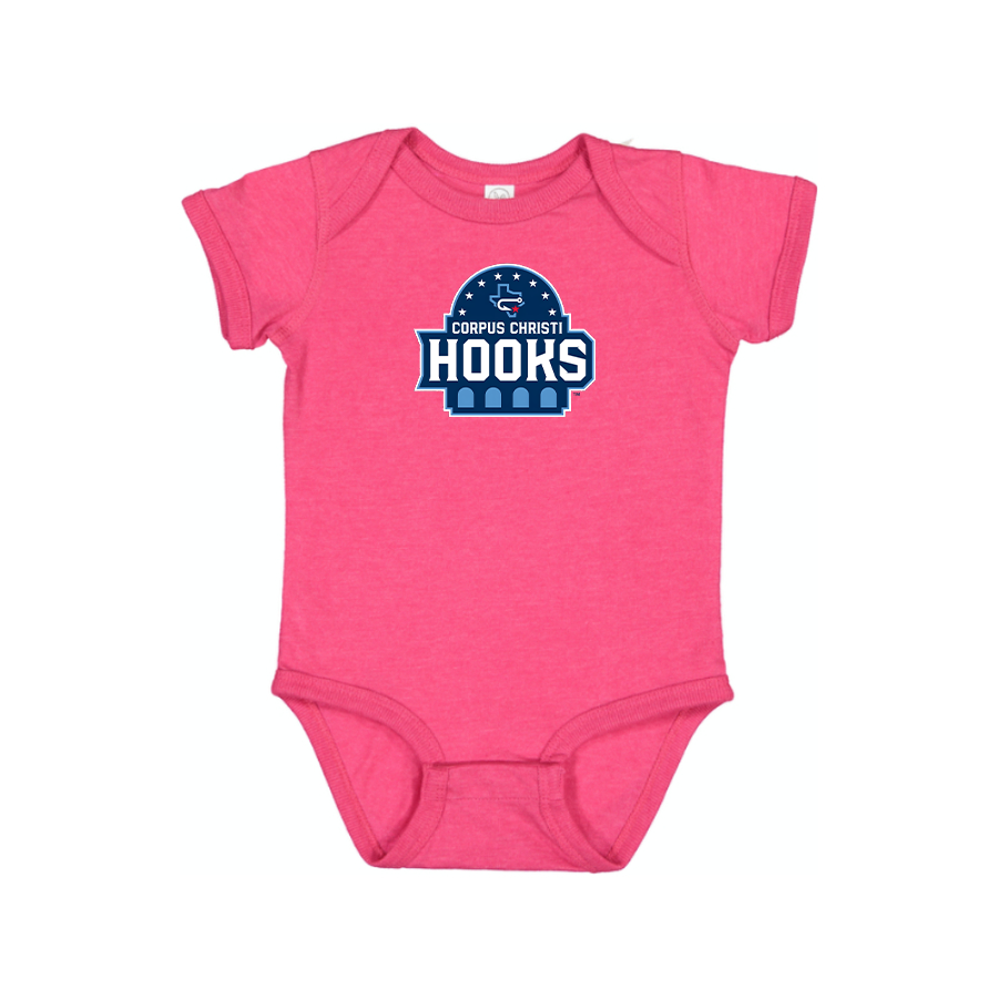 Corpus Christi Hooks Logo Baby Onesie Romper