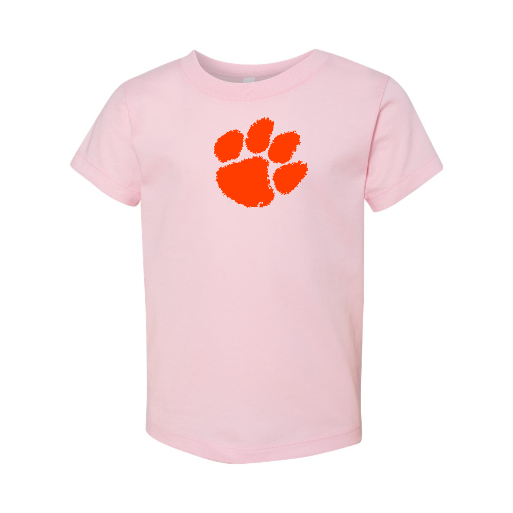 Clemson Tigers BELLA  CANVAS Toddler Jersey Tee