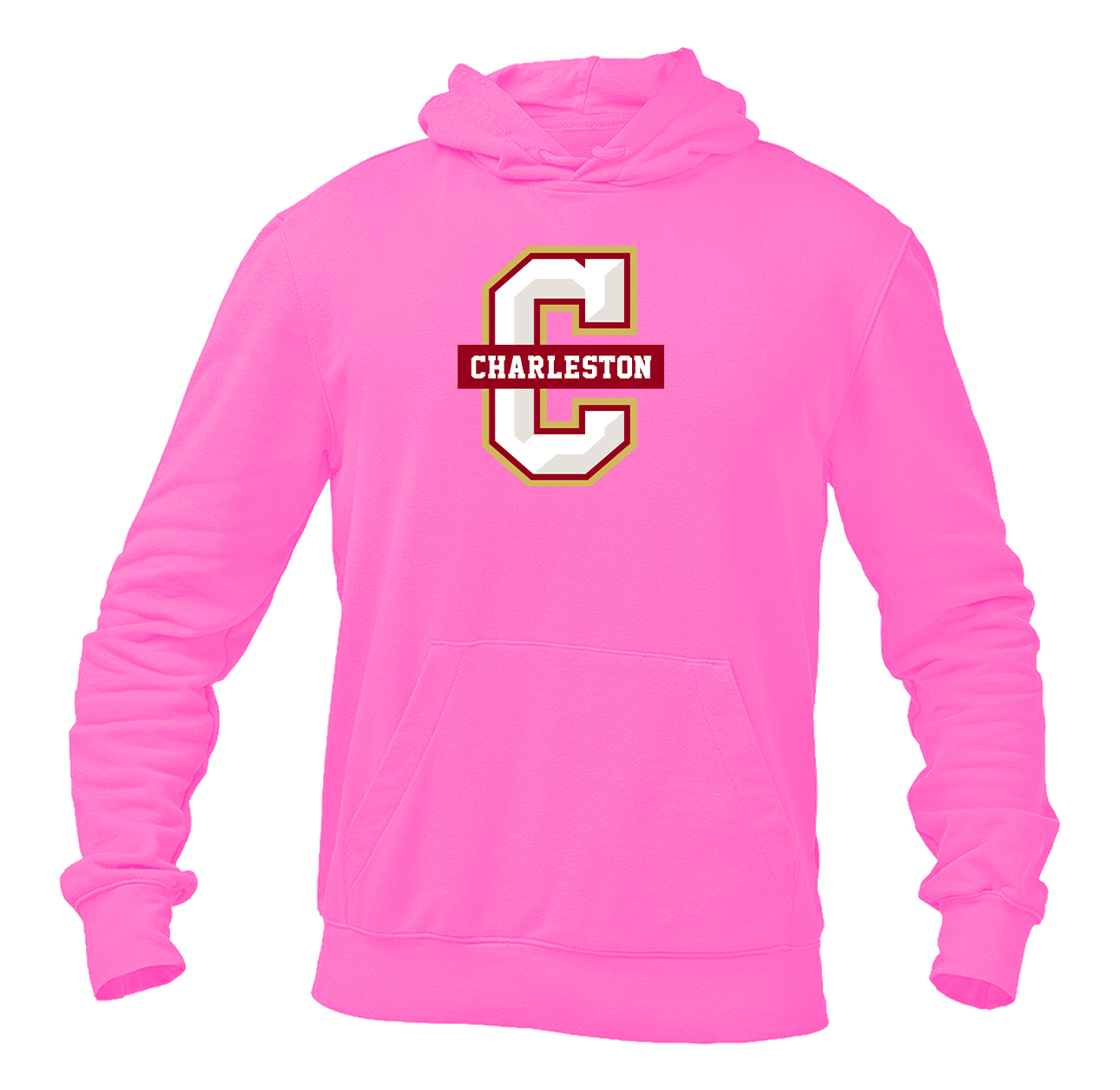 Men's Charleston Cougars Heavy Blend Hooded Sweatshirt