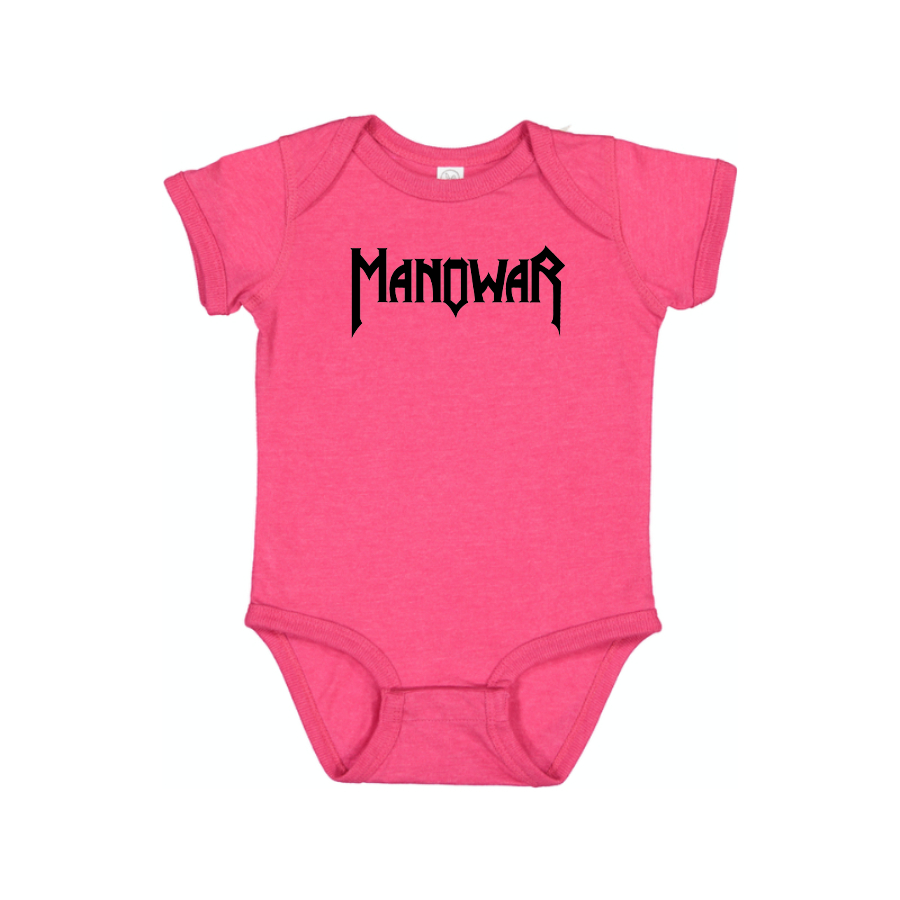 Manowar Logo Baby Onesie Romper