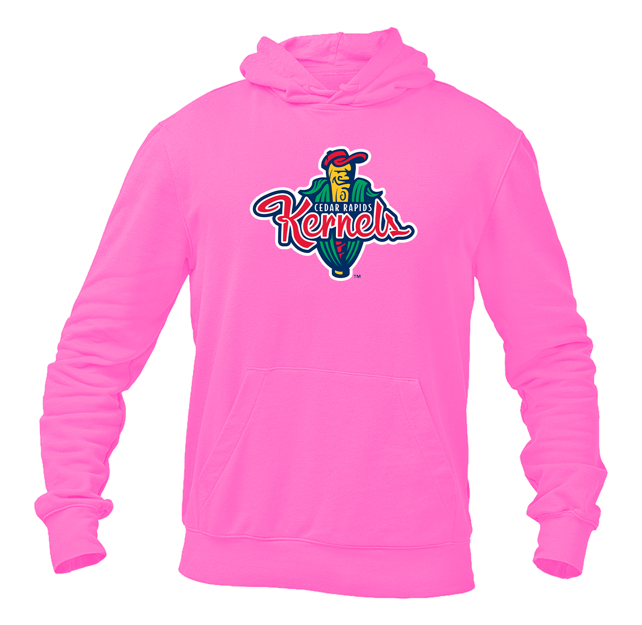 Men's Cedar Rapids Kernels  Logo Pullover Hoodie