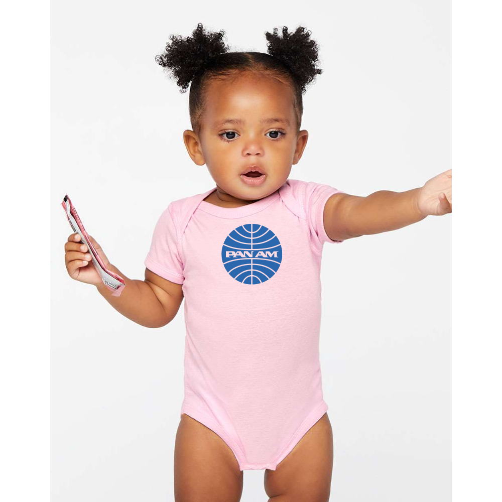 Pan Am  Rabbit Skins Infant Baby Rib Bodysuit