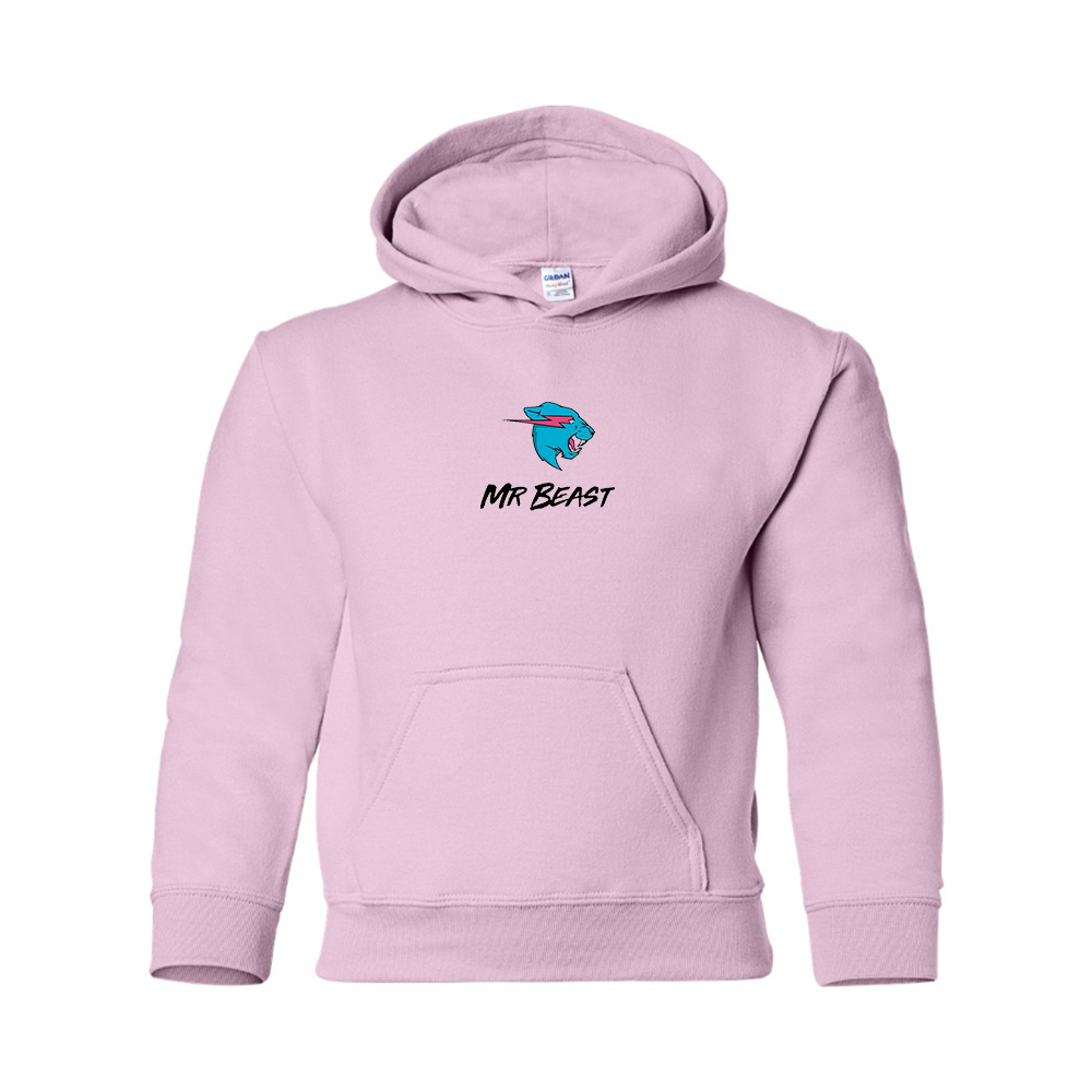 Youth Mr Beast Logo Pullover Hoodie