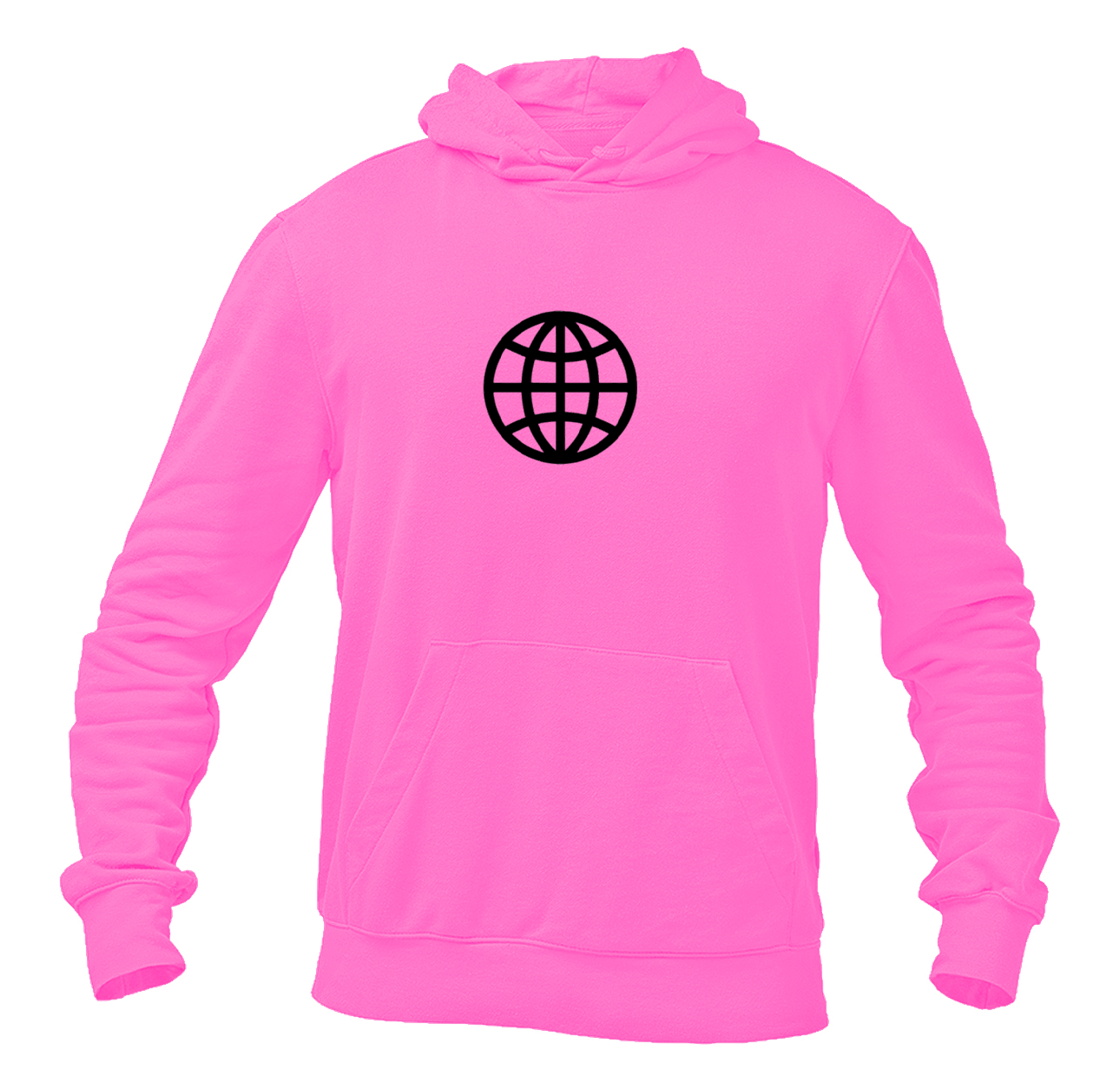 Men's Internet Globe Softstyle Midweight Hooded Sweatshirt