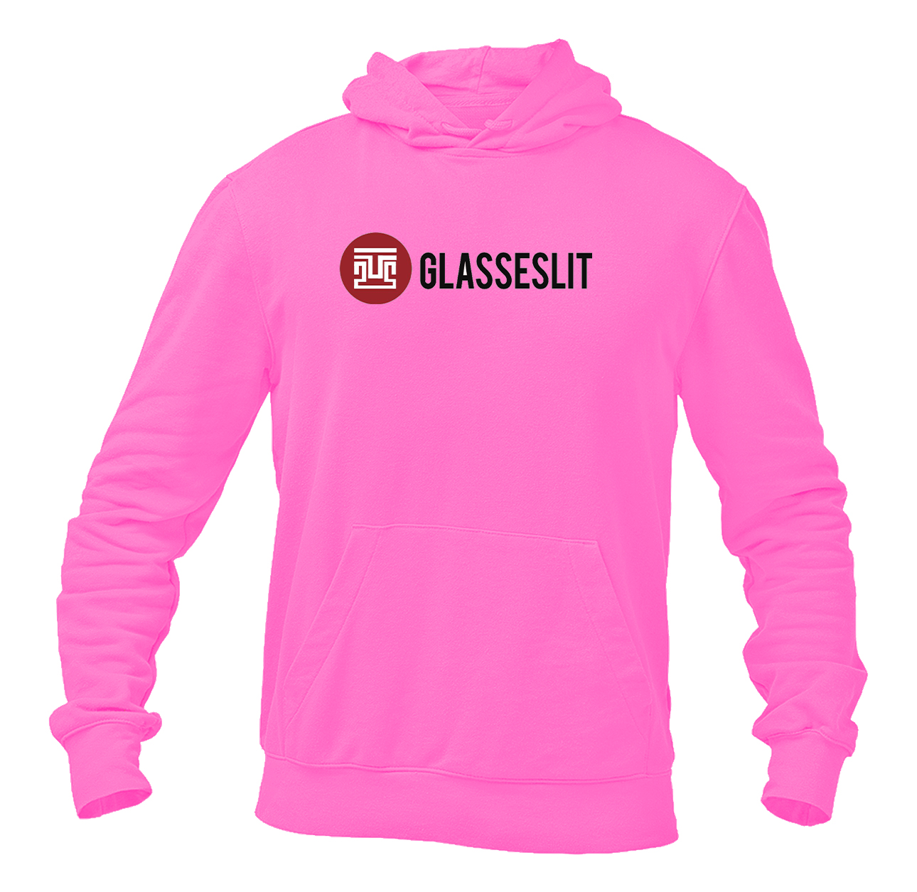 Men's Glasseslit Logo Pullover Hoodie