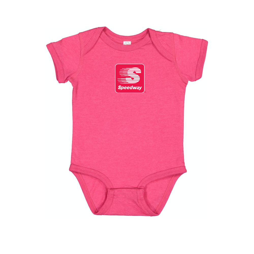Speedway Gas Station  Logo Baby Onesie Romper