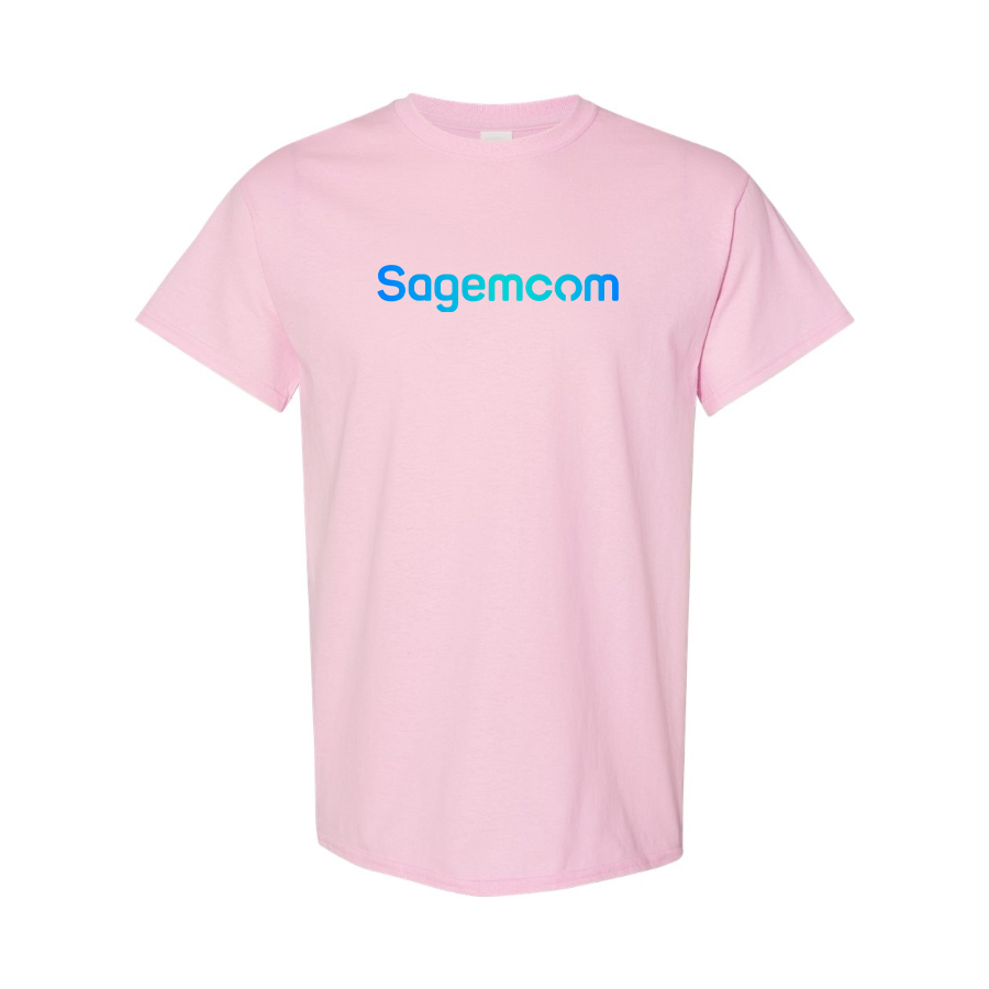 Men's Sagemcom Logo  Cotton T-Shirt