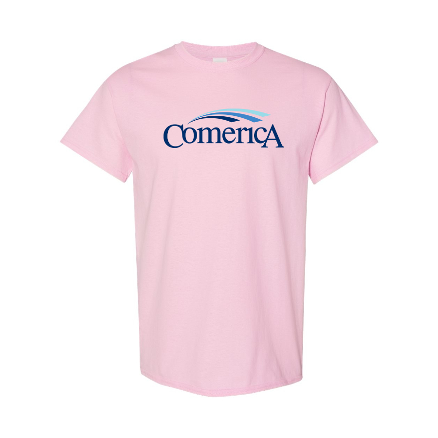 Men's Comerica  Logo Cotton T-Shirt