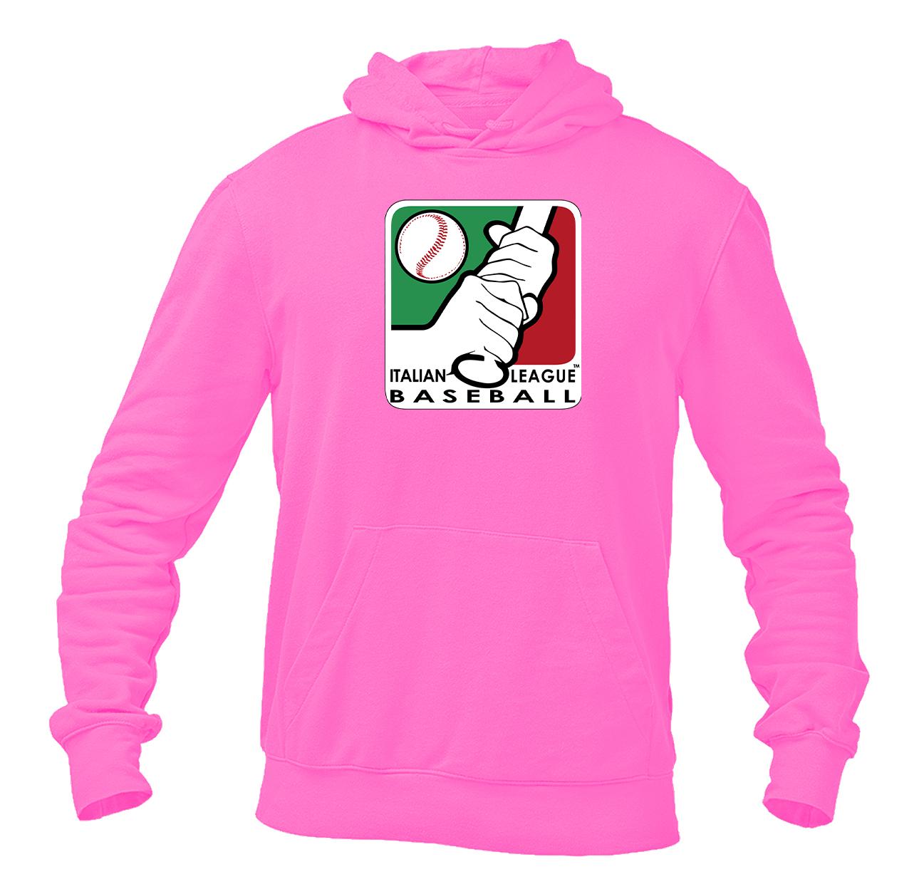 Men's Italian Baseball League Logo Pullover Hoodie