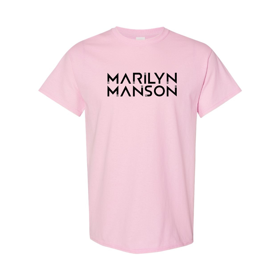 Men's Marilyn Manson Logo Cotton T-Shirt