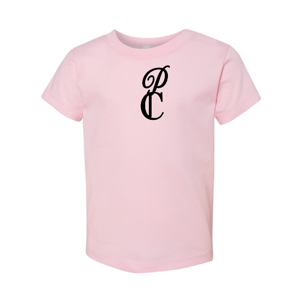 P & C Black BELLA  CANVAS Toddler Jersey Tee