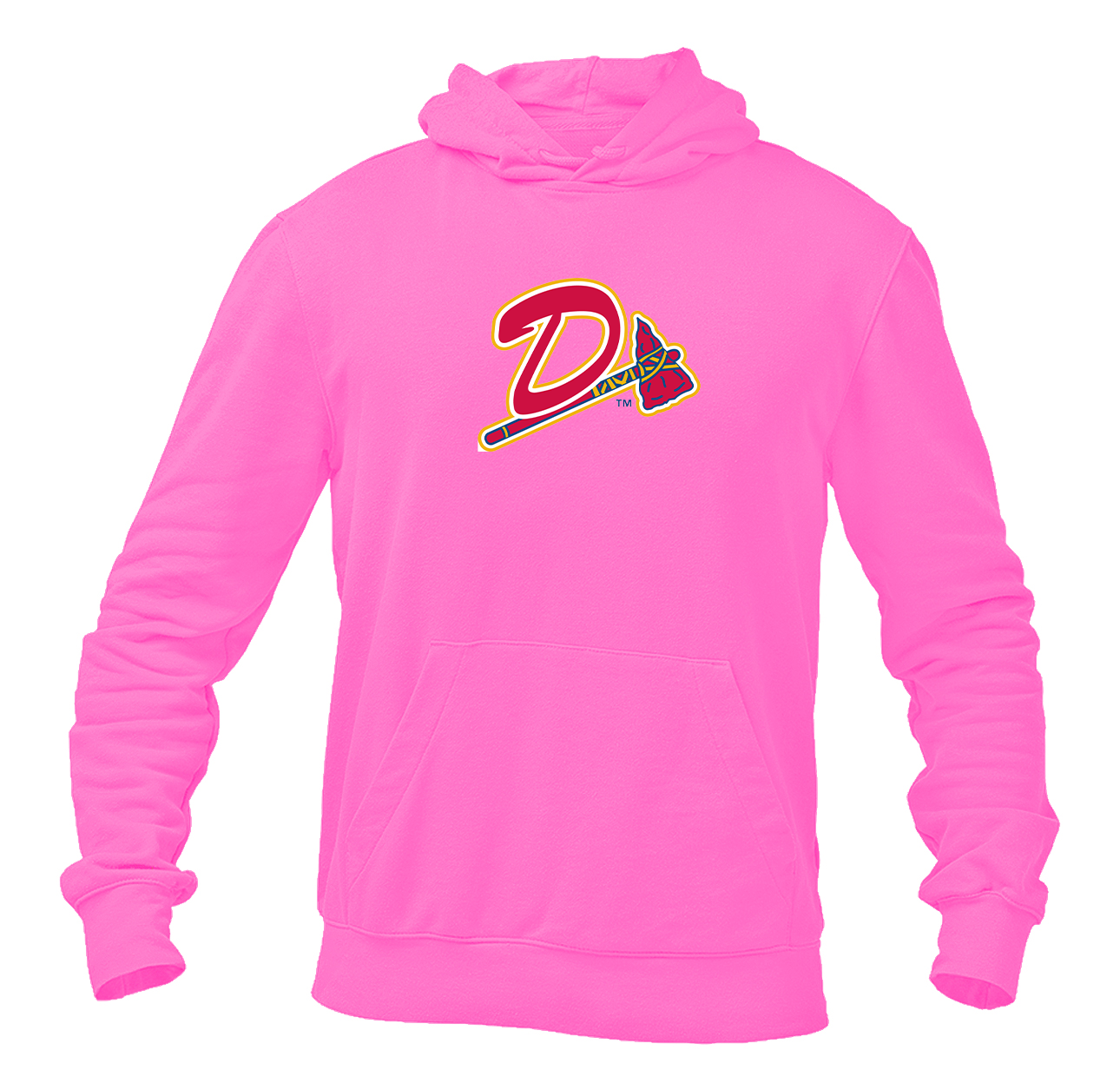 Men's Danville Braves Logo Pullover Hoodie