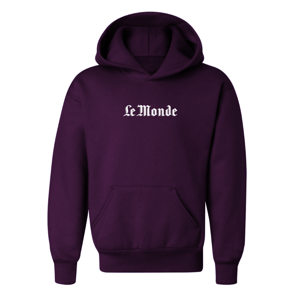 Youth Le Monde Logo Pullover Hoodie