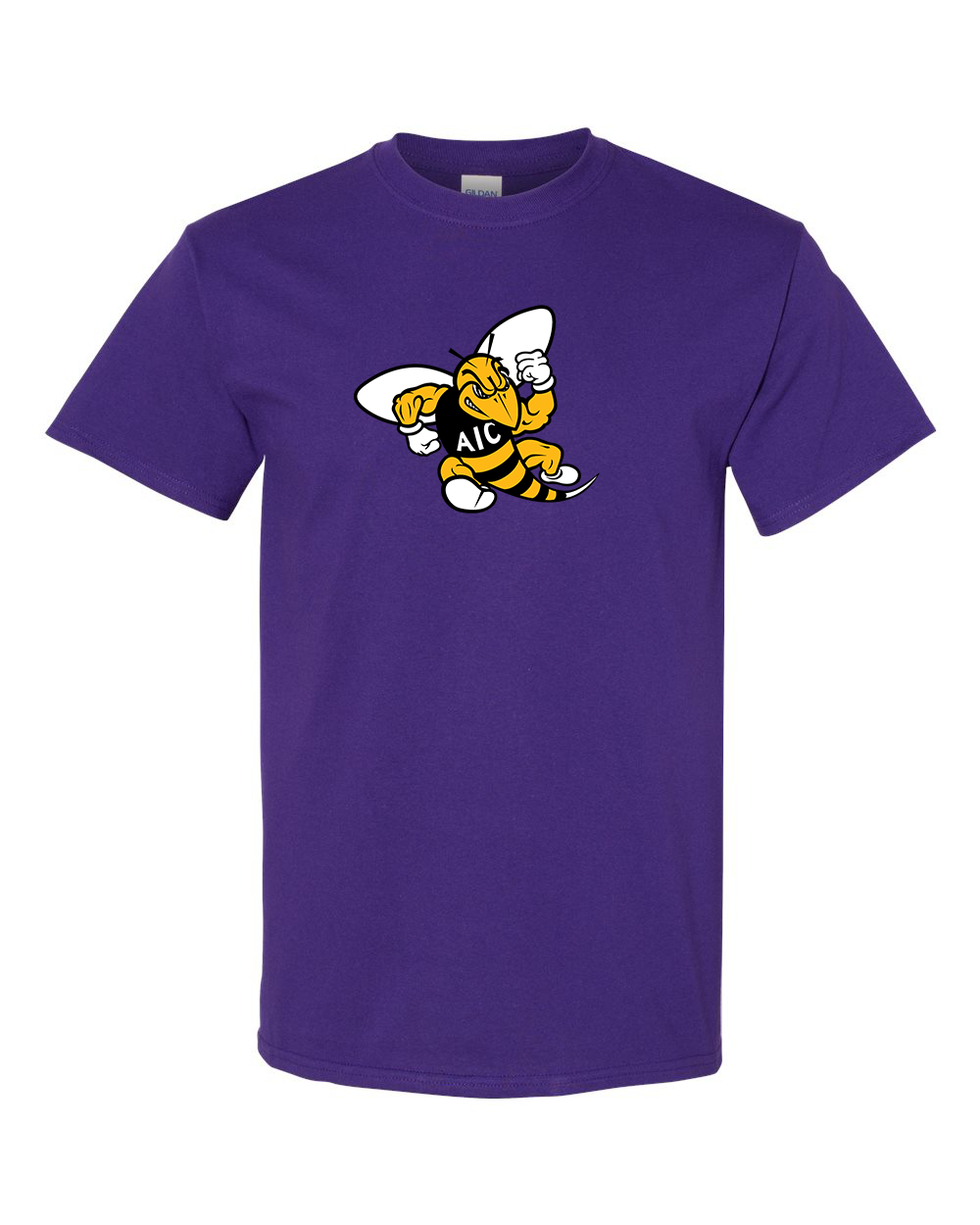 Men's AIC Yellow Jackets  Gildan Heavy Cotton T-Shirt