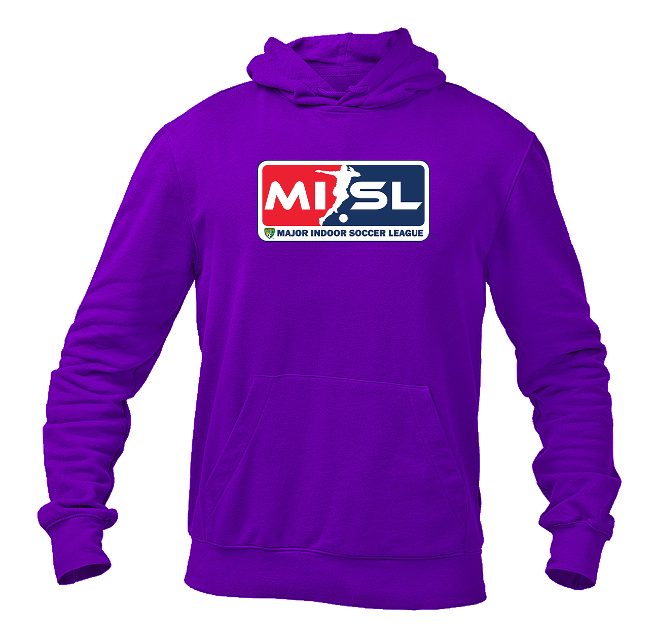 Men's Major Indoor Soccer League Logo Pullover Hoodie