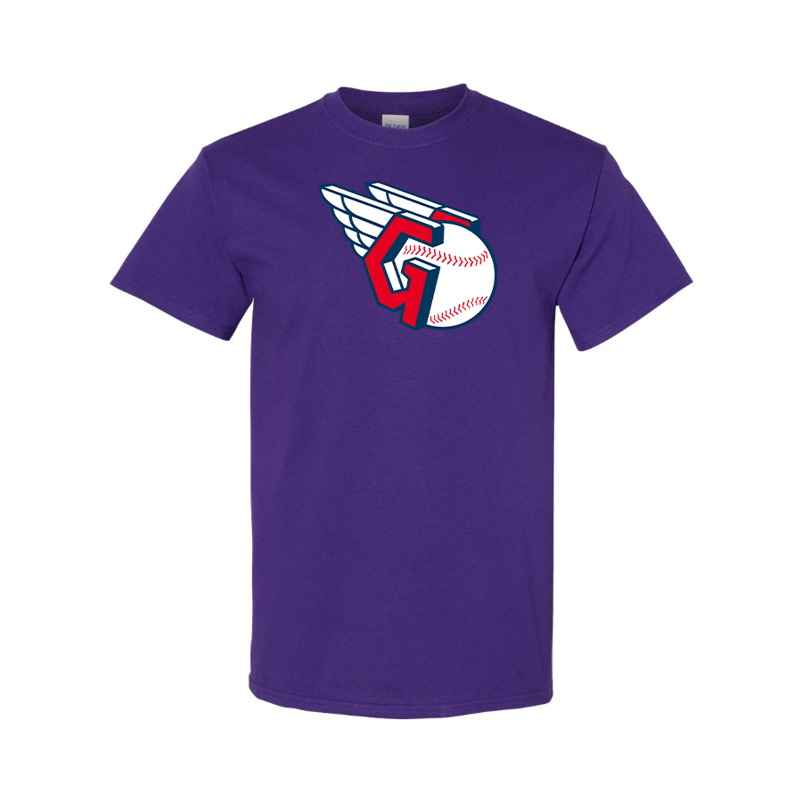 Men's Cleveland Guardians   Logo Cotton T-Shirt