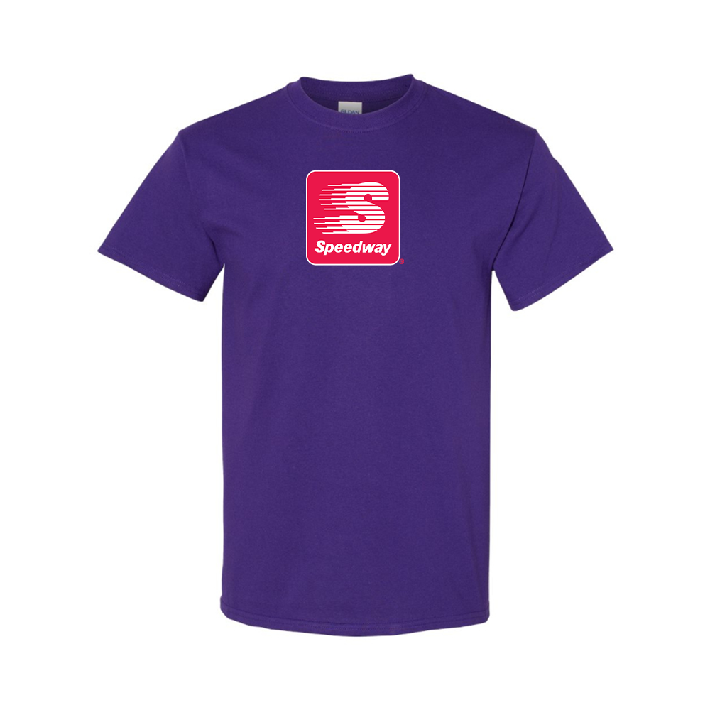 Men's Speedway Gas Station Logo Cotton T-Shirt