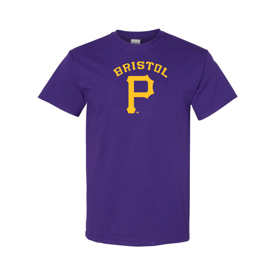 Men's Bristol Pirates  Logo Cotton T-Shirt