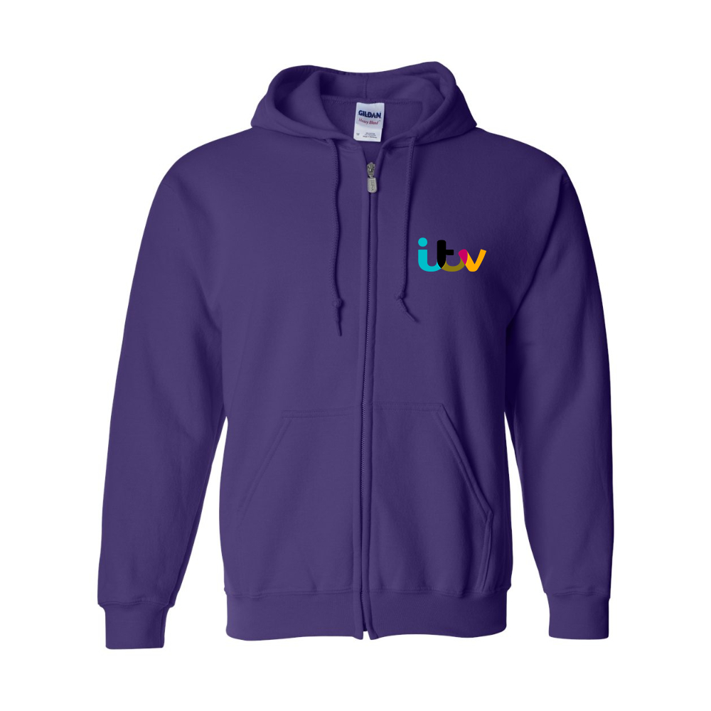 Men's Itv  Gildan  Heavy Blend Full Zip Hooded Sweatshirt