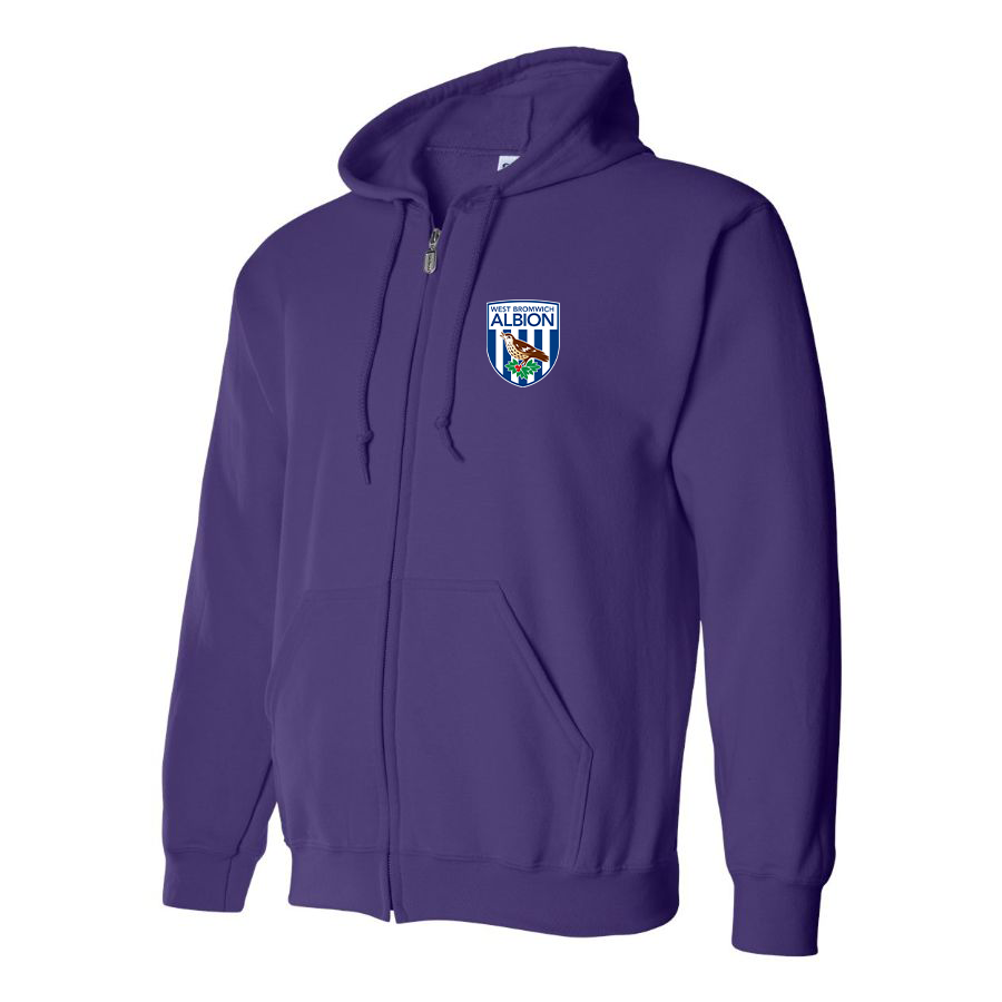Men's West Bromwich Albion Soccer Zipper Hoodie