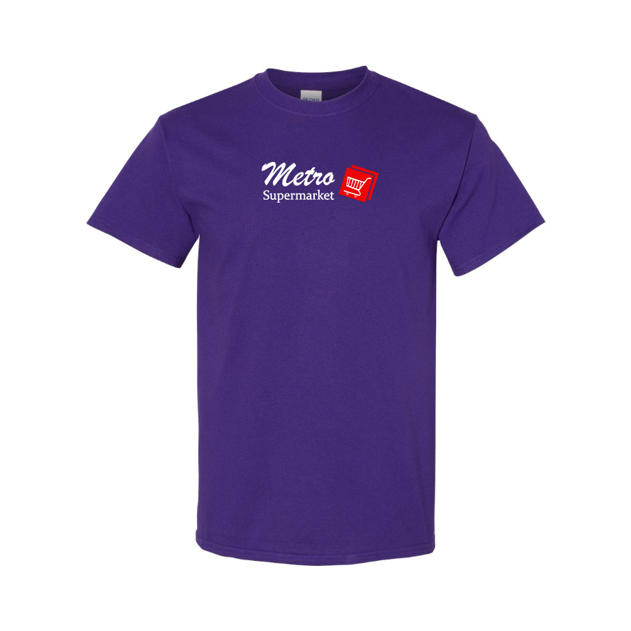 Men's Metro Supermarket Logo   Cotton T-Shirt