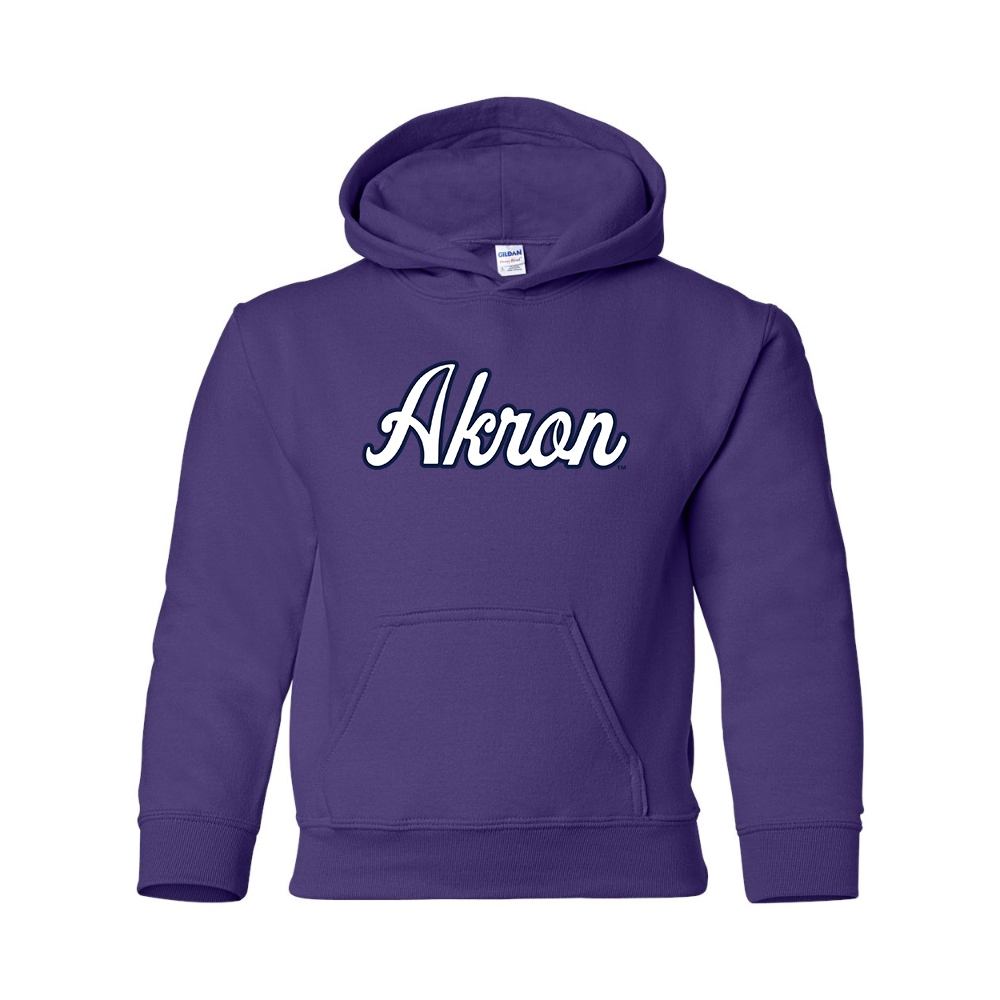 Youth Akron Zips Gildan Heavy Blend  Hooded Sweatshirt