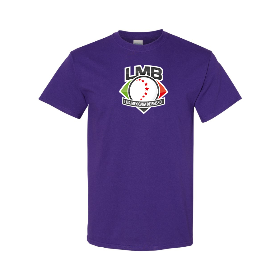 Men's Liga Mexicana de Béisbol Logo Cotton T-Shirt
