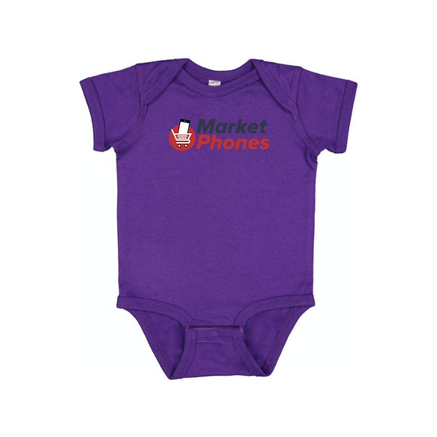 MarketPhones.com Logo Baby Onesie Romper
