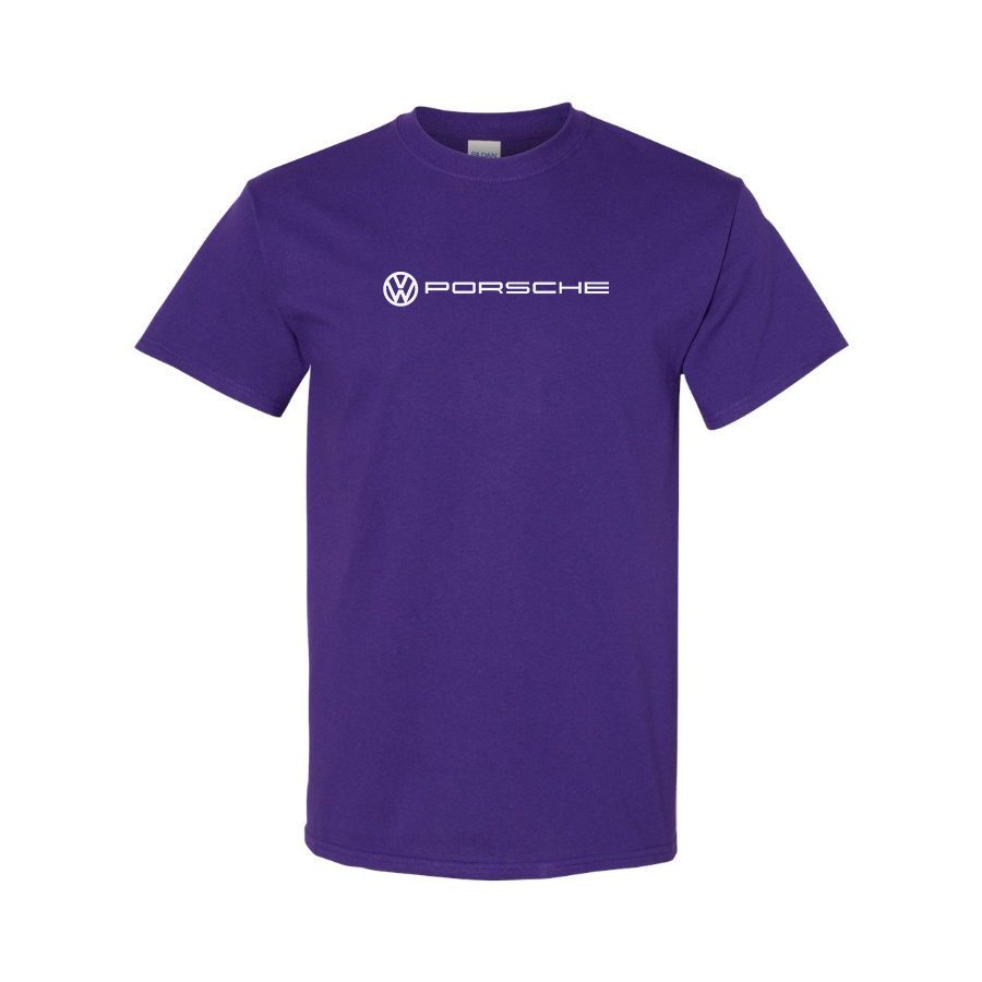 Men's VW Porsche Logo Cotton T-Shirt