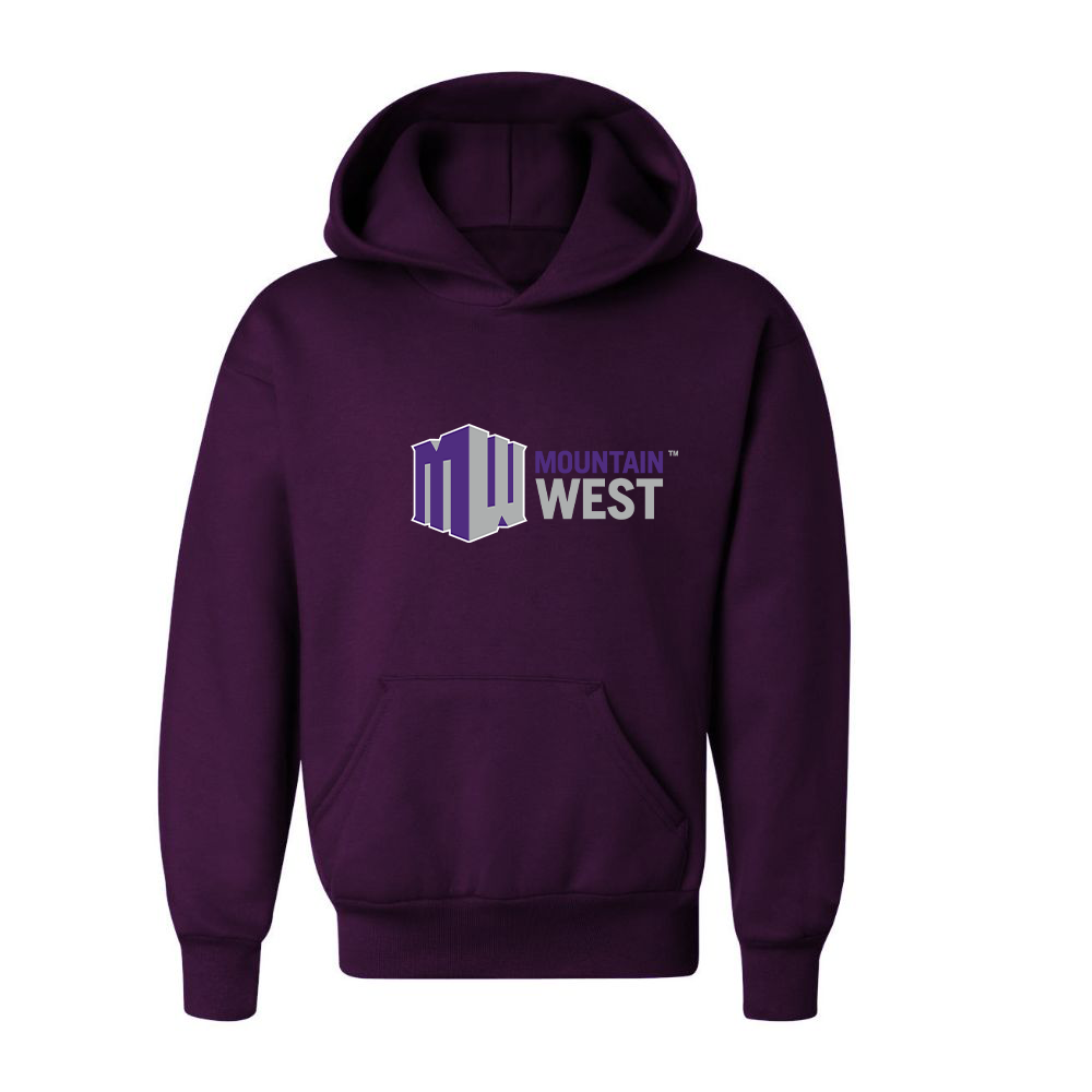 Youth Mountain West Conference  Logo Pullover Hoodie