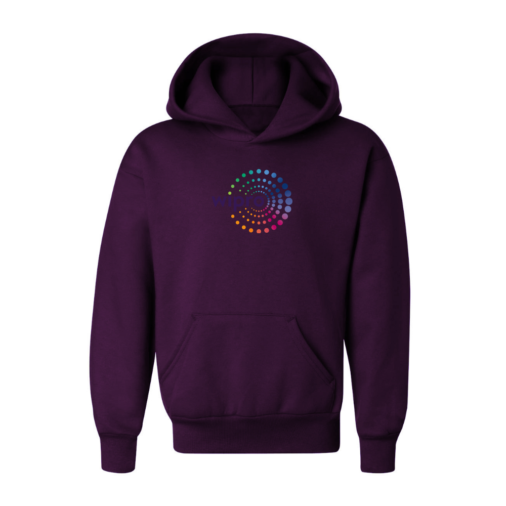 Youth Wipro Logo  Pullover Hoodie