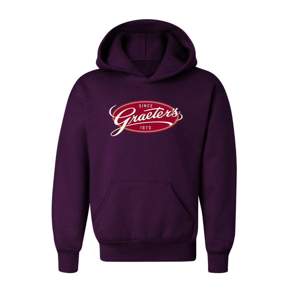 Youth  Graeters Logo Pullover Hoodie