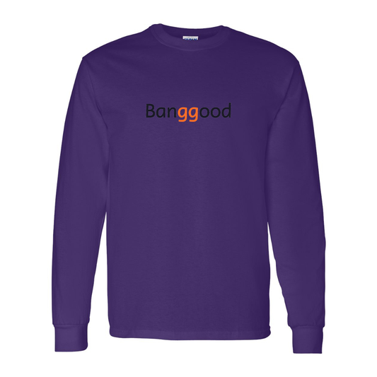 Men's  Banggood  Gildan Heavy Cotton Long Sleeve T-Shirt