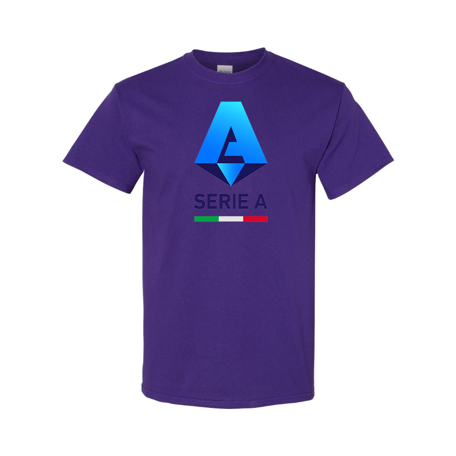 Men's Italian Serie A Logo Cotton T-Shirt