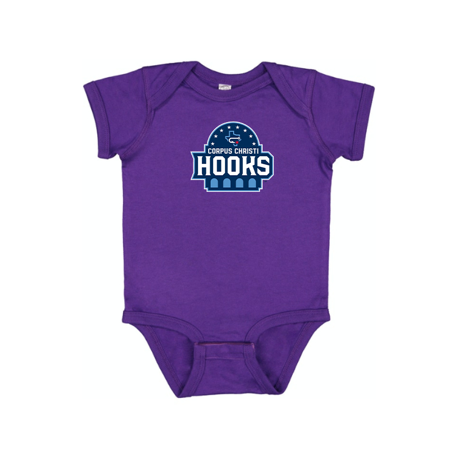 Corpus Christi Hooks Logo Baby Onesie Romper