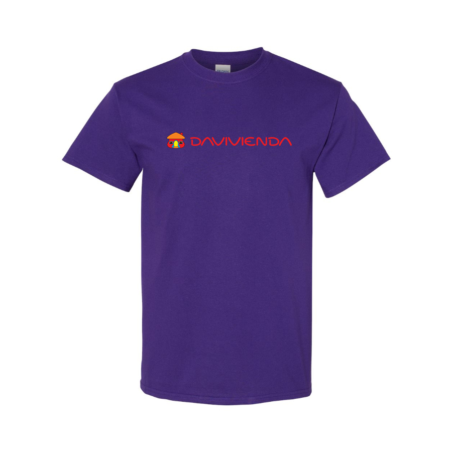 Men's Davivienda Logo Cotton T-Shirt