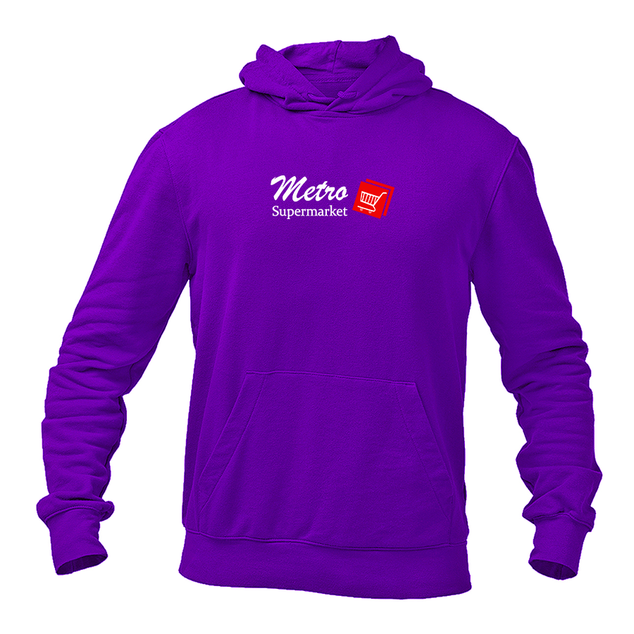 Men's Metro Supermarket  Logo  Pullover Hoodie