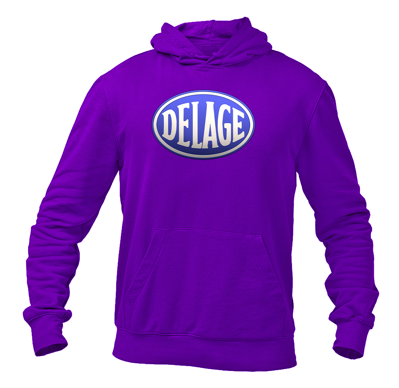 Men's Delage Logo Pullover Hoodie