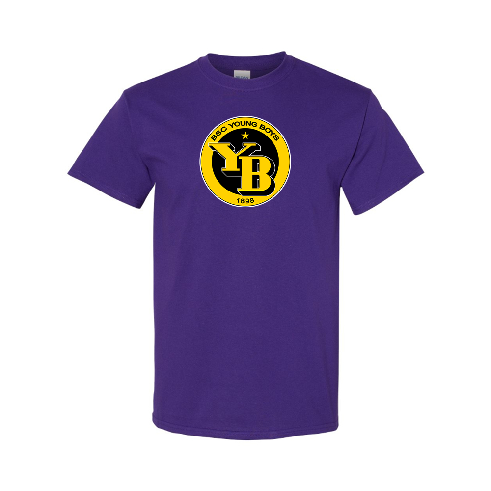 Men's Young Boys Soccer Cotton T-Shirt