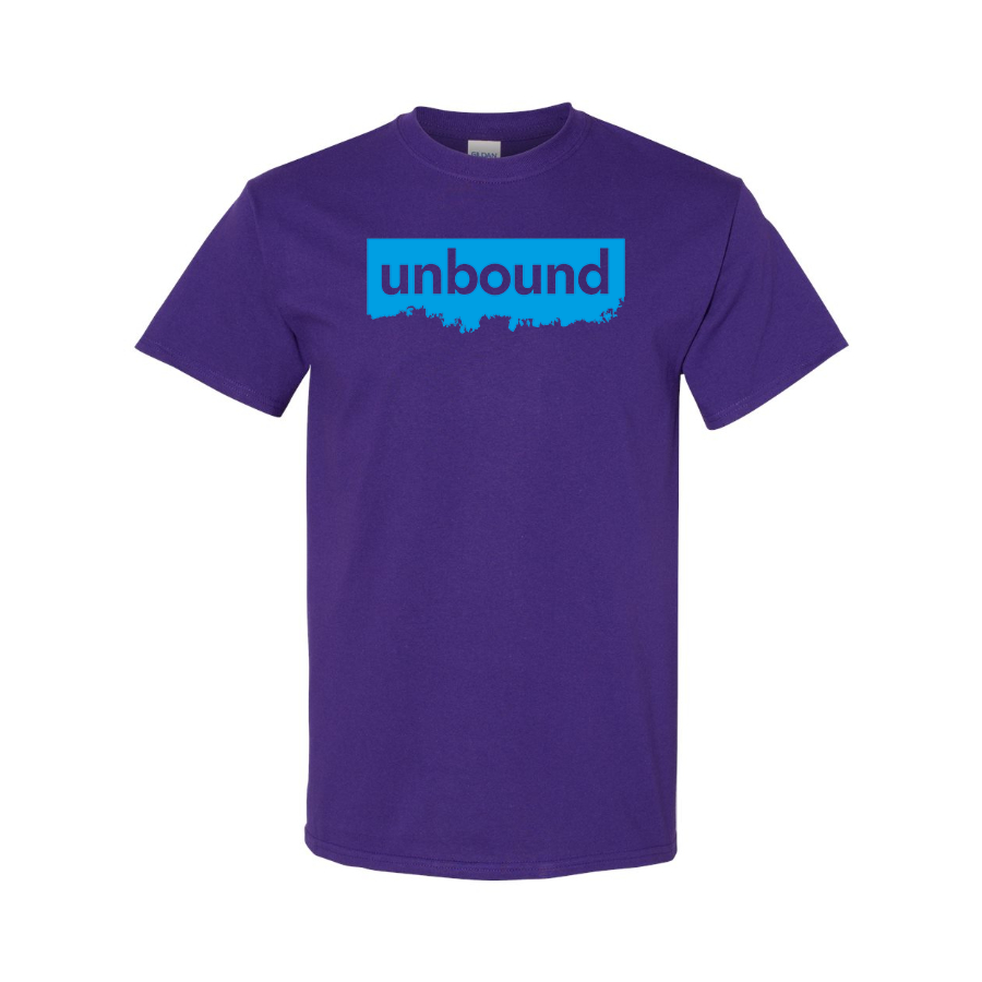 Men's Unbound Live Logo   Cotton T-Shirt