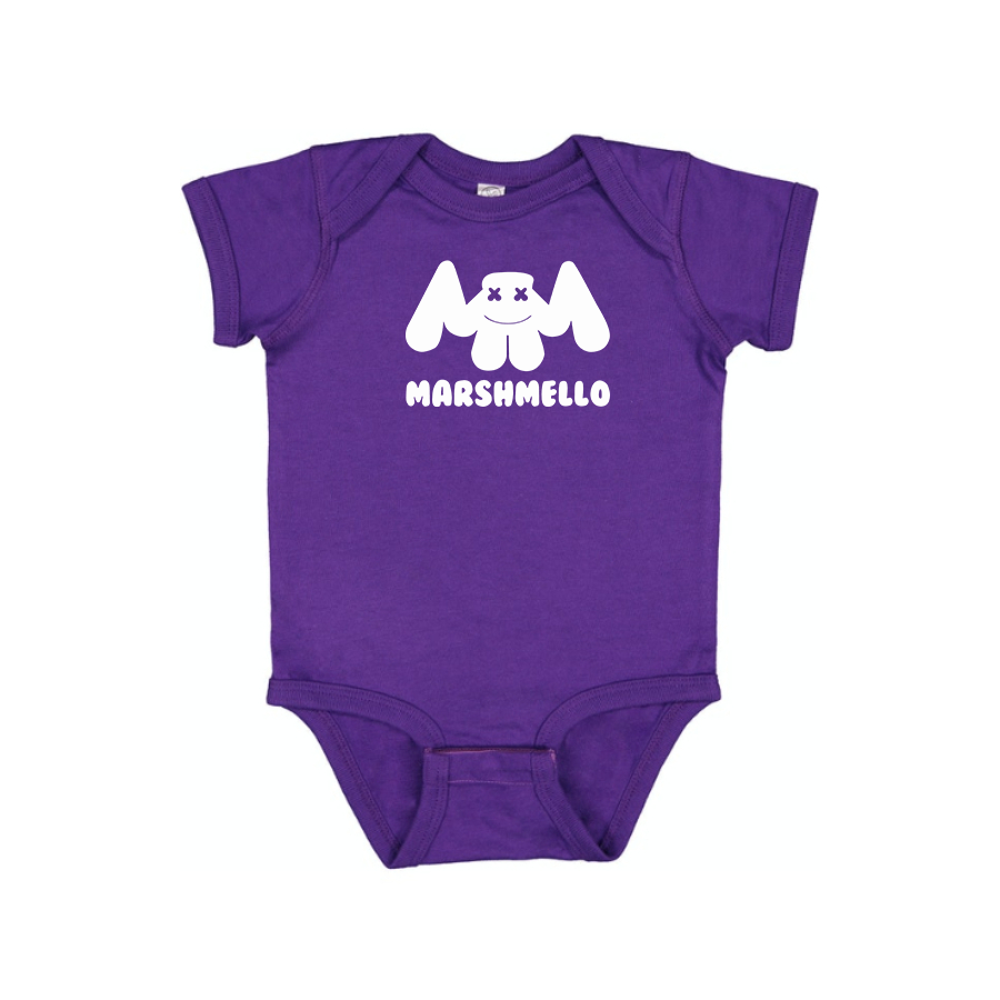 Marshmello  Logo Baby Onesie Romper