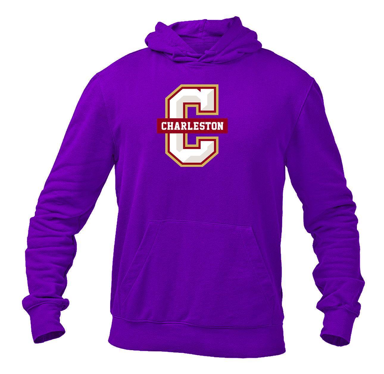 Men's Charleston Cougars Heavy Blend Hooded Sweatshirt